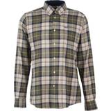 Barbour Bomull - Herr Överdelar Barbour Lifestyle Flannel Check Shirt Forest Mist