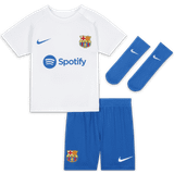 Baby T-shirts Nike Barcelona Bortatröja 2023/24 BabyKit Barn Vit months