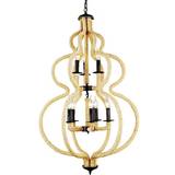 Warehouse of Tiffany Clyde 8-Light Rope Pendant Lamp