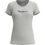 Pepe Jeans Dam T-shirts & Linnen Pepe Jeans T-shirt Grau Regular Fit für Damen