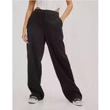 Object Dam Byxor & Shorts Object Collectors Item Sigrid Casual Pant Black