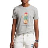 Bomull T-shirts Polo Ralph Lauren Custom Slim Fit Bear Jersey T-Shirt
