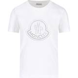 Moncler Vita Kläder Moncler Crystal Logo T-Shirt White