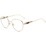 +1,50 - Metall Glasögon & Läsglasögon Jimmy Choo JC296/G 000 Guldiga Endast Båge Kvinna