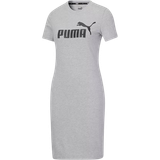 Puma Klänningar Puma Women's Essentials Slim T-shirt Dress - Light Grey Heather