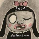 Kontorsmaterial Väggkalender 2024 Nina Hemmingsson