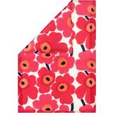 Blommiga Sängkläder Marimekko Unikko Påslakan Röd, Vit (210x150cm)