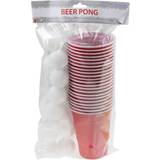 Röda Dryckeslekar OOTB Drinking Game Beer Pong Red/White
