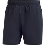 Adidas Badkläder adidas Solid Clx Short-Length Swim Shorts - Black/Lucid Lemon