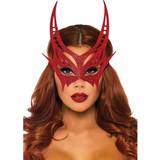 Djävular & Demoner Ögonmasker Leg Avenue Glitter Devil Mask Red