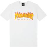 Barnkläder Thrasher Flame Kids T-Shirt white