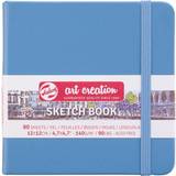 Talens Skiss- & Ritblock Talens Sketchbook Lake Blue 12x12cm 140g 80 sheets