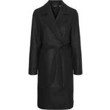 L - Svarta Kappor & Rockar Vero Moda Fortuneaya Coat - Black
