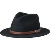 Brixton Herr Hattar Brixton Messer Fedora Hat - Black