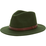 Brixton Herr Hattar Brixton Messer Fedora Hat - Moss