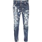 DSquared2 Herr Byxor & Shorts DSquared2 Jeans Tapered Fit SKATER blau