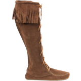 Minnetonka Mocka Kängor & Boots Minnetonka Front Lace Knee - Dusty Brown
