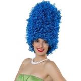 Atosa Tall Afro Wig Blue