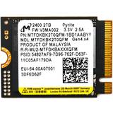 Micron PCIe Gen4 x4 NVMe Hårddiskar Micron 2400 MTFDKBK2T0QFM-1BD1AABYYR 2TB