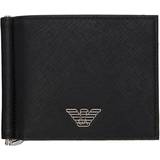 Emporio Armani Black Faux-Leather Wallet - BLACK UNI