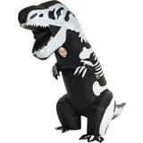 Skelett - Uppblåsbar Dräkter & Kläder Morris Skeleton T-Rex Inflatable Child Costume