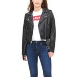 Levi's Faux Leather Belted Motorcycle Jacket Black