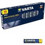 Varta AAA (LR03) - Alkalisk - Engångsbatterier Batterier & Laddbart Varta Industrial Pro AAA Batteries 10 pack