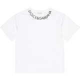 Dolce & Gabbana Överdelar Dolce & Gabbana Logo cotton T-shirt - White