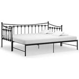 Metall Soffor vidaXL Pull-out Bed Frame Soffa 206cm 2-sits