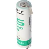Saft Batterier & Laddbart Saft ls14500cnr lithium batterie mit u-form lötfahnen