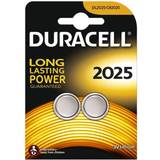 Duracell Knappcellsbatterier - Lithium Batterier & Laddbart Duracell CR2025 2-pack