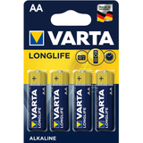 AA (LR06) - Alkalisk Batterier & Laddbart Varta Longlife AA 4-pack
