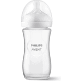 Glas - Mikrovågsugnssäker Barn- & Babytillbehör Philips Natural Response Glass Baby Bottle 240ml