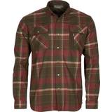 Koppar - Skinnjackor Kläder Pinewood Cornwall skogsarbetare skjorta, Dark Green/Dark Copper