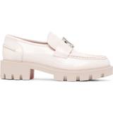 Christian Louboutin 40 Loafers Christian Louboutin CL Moc lug flat light pink patent leather loafers