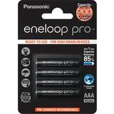 Panasonic Batterier - Laddningsbara standardbatterier Batterier & Laddbart Panasonic Eneloop Pro AAA 4-pack