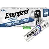 Batterier - Silver Batterier & Laddbart Energizer AA Ultimate Lithium Compatible 10-pack