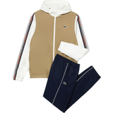 Lacoste Jumpsuits & Overaller Lacoste Men's Tennis Regular Fit Jogger Set - Beige/White/Navy Blue