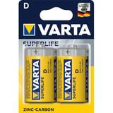 D (LR20) Batterier & Laddbart Varta Superlife D 2-pack
