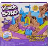Plastleksaker Magisk sand Spin Master Kinetic Sand Deluxe Beach Castle Playset