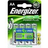 NiMH Batterier & Laddbart Energizer AA Accu Power Plus 2000mAh Compatible 4-pack