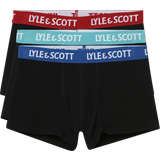 Lyle & Scott Underkläder Lyle & Scott Solid Boxed 3-pack kalsonger Black Barn 14-15