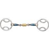 Shires Träns & Tillbehör Shires Blue Sweet Iron Bevel With Roller Link, As Supplied As Supplied