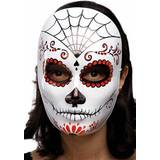 Karneval - Röd Masker Carnival toys 175 mask face plastic dia de los muertos