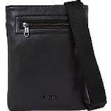 Calvin Klein Svarta Handväskor Calvin Klein Herr förhöjda flatpack crossovers, Ck svart, en storlek, Ck svart