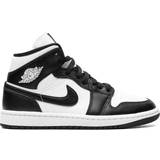 Air jordan 1 mid Skor Nike Air Jordan 1 Mid W - White/Black
