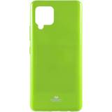 Mercury Silikoner Mobilfodral Mercury Samsung Galaxy A42 5G Skal Jelly Glitter Grön