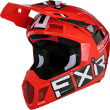FXR Crosshjälmar Motorcykelutrustning FXR Clutch CX Pro Crosshjälm Röd-Svart