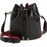 Väskor Christian Louboutin By My Side Logo Leather Bucket Bag - Black