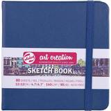 Skiss- & Ritblock Talens Art Creation Sketchbook Navy Blue 12x12cm 140g 80 sheets